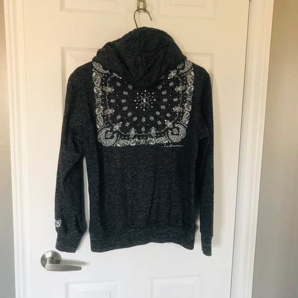 Grey pull over hoody Size Medium - Picture 2 of 10